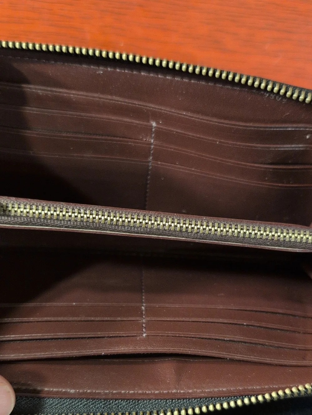 Men's Coach Accordion Long Wallet